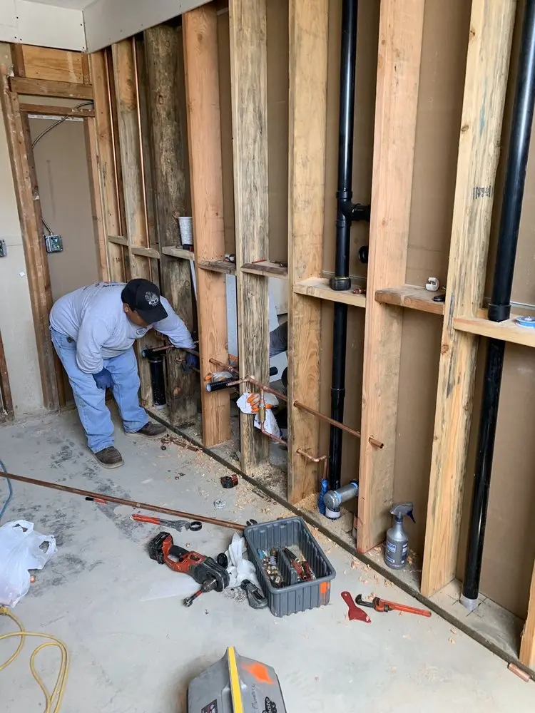 Commercial rough-in plumbing for Gas Line Repair in Gloucester City